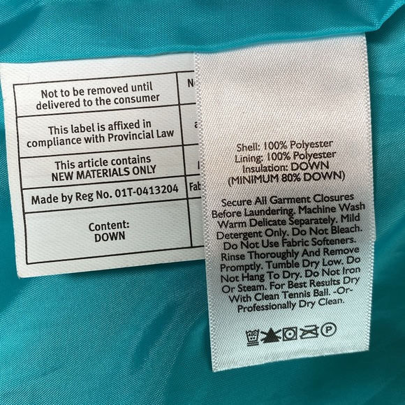 Eddie Bauer Down Puffer Vest EB650 Fill Storm Repel Blue Green Womens Medium - Picture 7 of 9